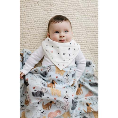Muslin Swaddle - Honey Puppies