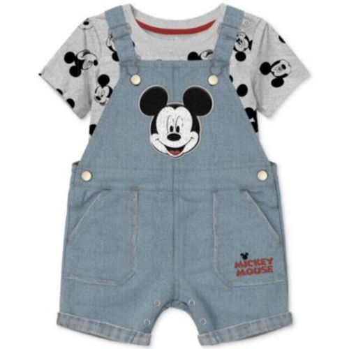Baby Boys Mickey Mouse T-Shirt & Shortall, 2 Piece Set