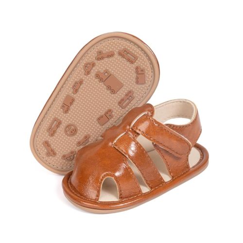 Infant Boys Girls Sandals Breathable Premium Baby Summer Outdoor Casual Beach Shoes Lightweight Toddler Flower Bowknot Anti Slip Rubber Sole Newborn Prewalker First Crib Shoes
