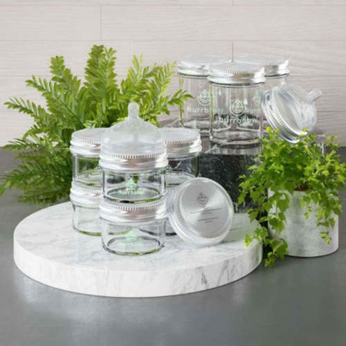 BurrBaby Baby's Basics Glass Bottles and Milk Storage Bundle
