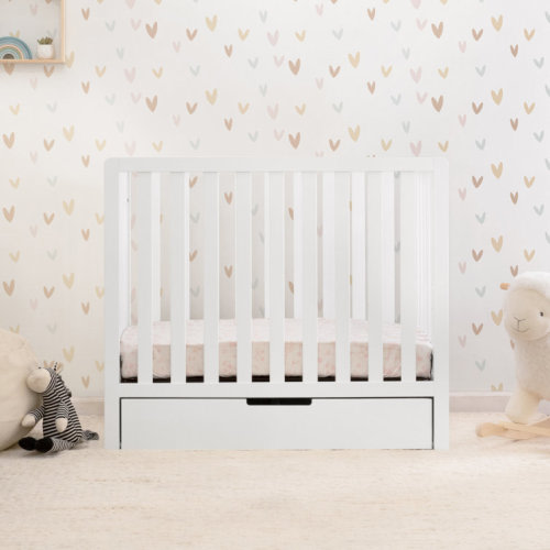 Colby 4-in-1 Mini Convertible Crib with Storage