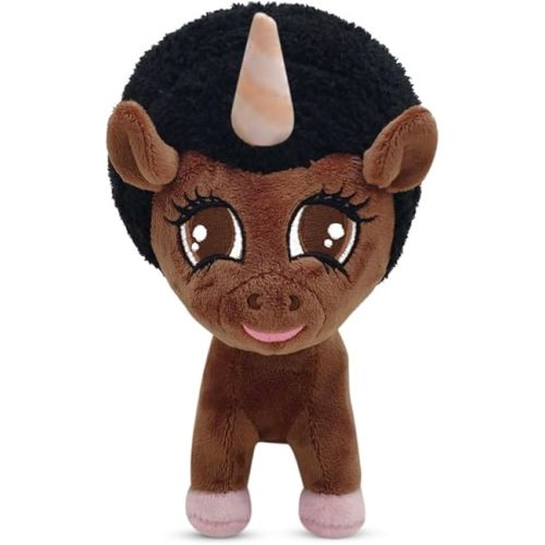Baby Simone, Unicorn Plush Toy with Afro - Standing 8 inch