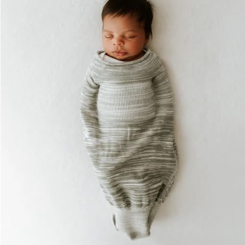 Grey Swaddle Sleep Sack - Small ( 6-12 pounds)