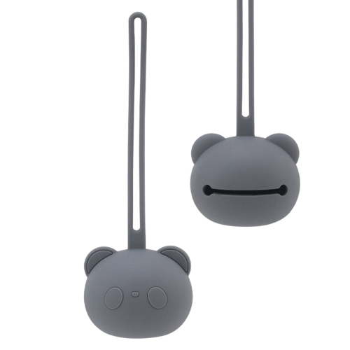 HeroNeo Baby Pacifier Holder Cartoon Panda Shape Silicone Teether Holder Infant Nipple Dust-proof Container for Case Soother Hol