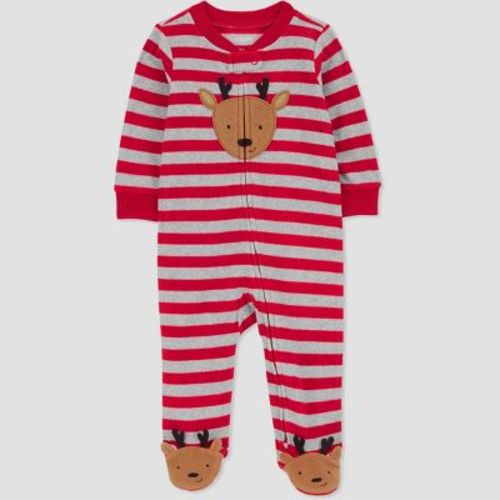 Carter's Just One You®️ Baby Christmas Reindeer Sleep N' Play - Red 9m