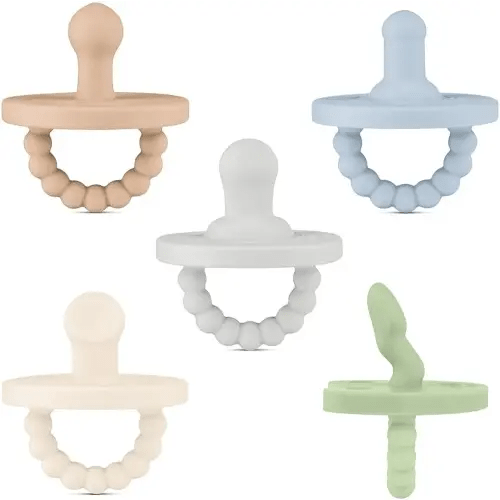 Ryan & Rose Cutie PAT Pacifier Teether (Starter Kit, Boy)