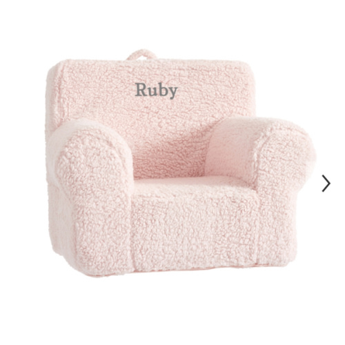 Kids Anywhere Chair®, Blush Cozy Sherpa