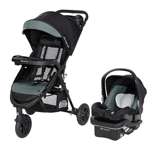 Baby Trend Passport Seasons Travel System with EZ-Lift™ Infant Car Seat, Journey Black