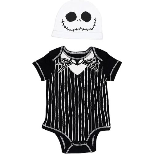 Disney Cosplay Baby Bodysuit & Hat Set Newborn to Infant Sizes