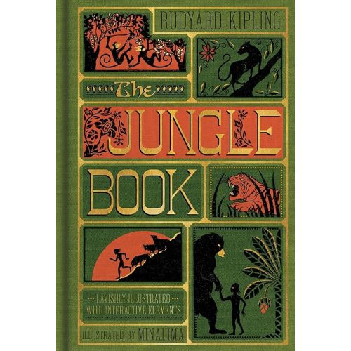 The Jungle Book (MinaLima Edition) (Illustrated with Interactive Elements) Hardcover – Illustrated, March 1, 2016
