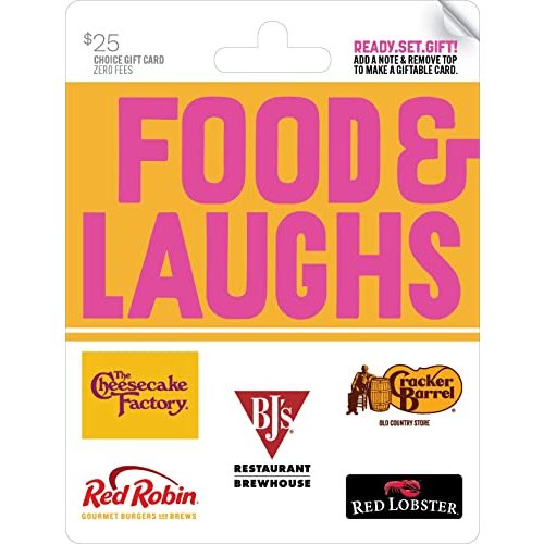 Food & Laughs Gift Card $25