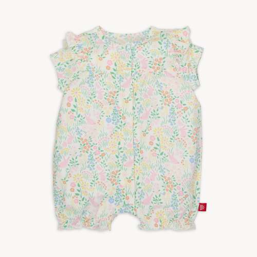 hoppy garden modal magnetic short ruffle sleeve romper – Magnetic Me