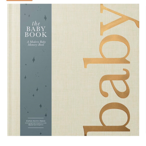 The Baby Memory Book: Beautiful Modern Baby Book and Scrapbook for Baby's First Years to Track Special Moments, Milestones and Growth from Pregnancy to First 5 Years