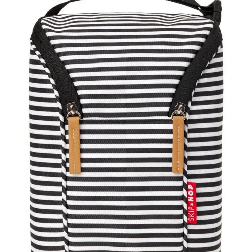 Black Grab & Go Double Bottle Bag | skiphop.com