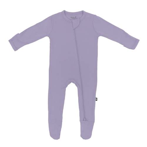 Zippered Footie in Taro | Baby Footie Pajamas | Kyte Baby