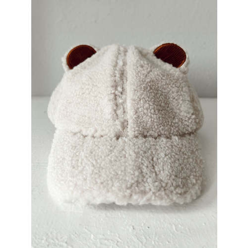 Sherpa Bear Hat, Natural