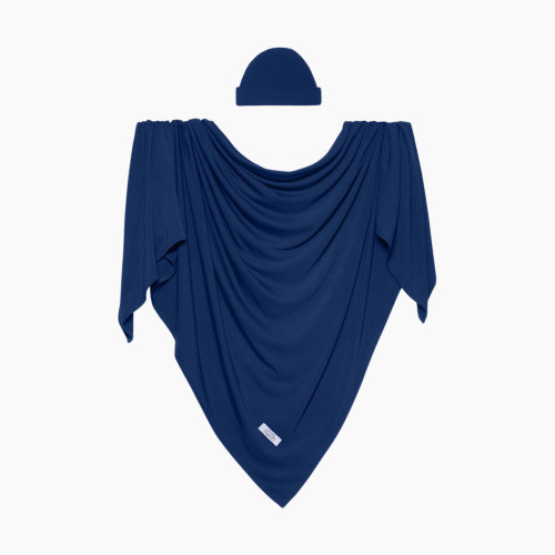 Posh Peanut Swaddle Gift Set - Sailor Blue