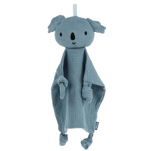 Blue koala muslin crinkle lovey