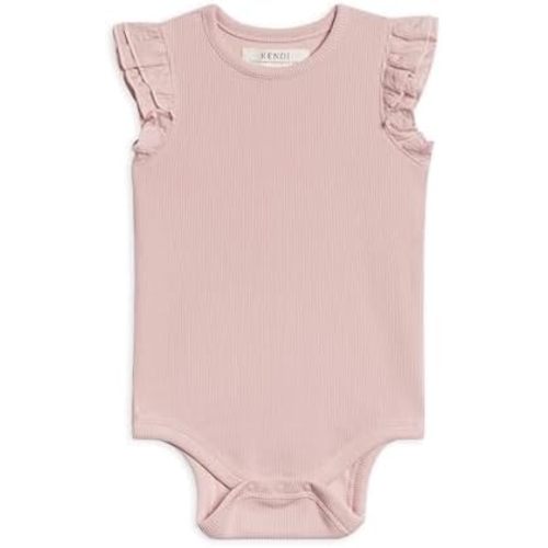 Colored Organics Unisex Newborn 100% Organic Cotton Bodysuit - Short Sleeve Infant One Piece - Baby Boy and Girl Clothing