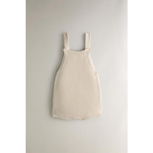 CHILDREN'S OPENWORK OVERALLS - Light beige | ZARA United States