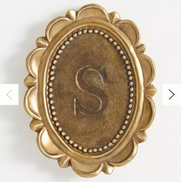 Louisa Monogram Gallery Wall Charm | AnthroHome