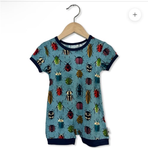 Very Buggy Mini Ribbed Shorty Romper
