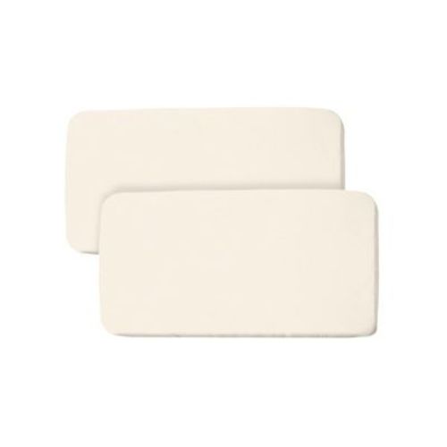 Breathablebaby All-in-one Fitted Sheet & Waterproof Cover, For 33" X 15" Bassinet Mattress (2-pack), Light Blue