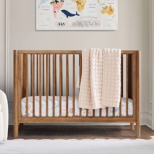 Scalloped Convertible Crib