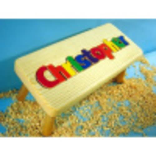 Name Puzzle Step Stool