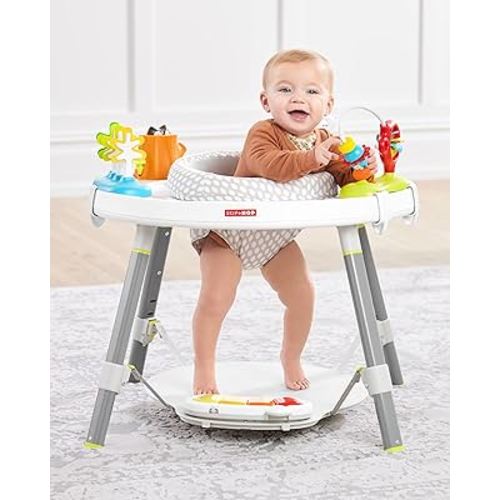 Amazon.com : Skip Hop Baby Activity Center: Interactive Play Center with 3-Stage Grow-with-Me Functionality, 4mo+, Explore & More : Baby