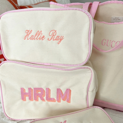 Canvas Makeup Bag Collection