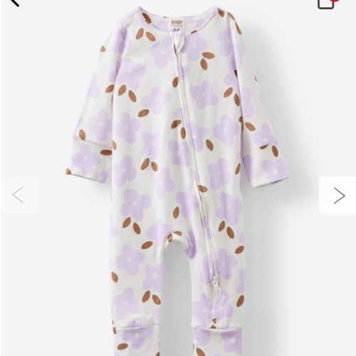 Cotton On Kids The Billie Long Sleeve Zip Romper