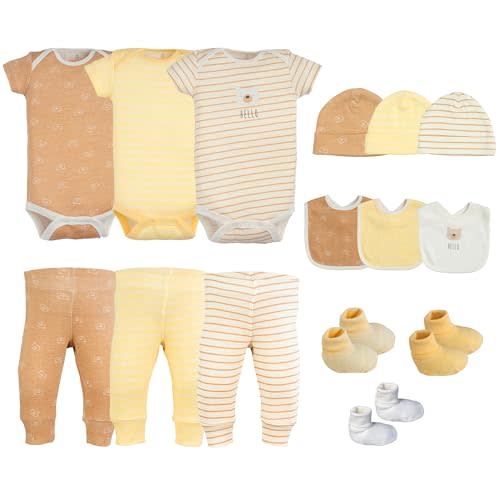 Little Peaches Baby Girl Clothes - Layette Gift Set for Baby Boys, Fits 0 to 3 Months Baby,Newborn Clothes & Accessories Set