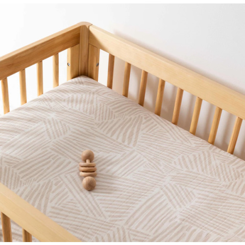 All-Stages Midi Crib Sheet in GOTS Certified Organic Muslin Cotton