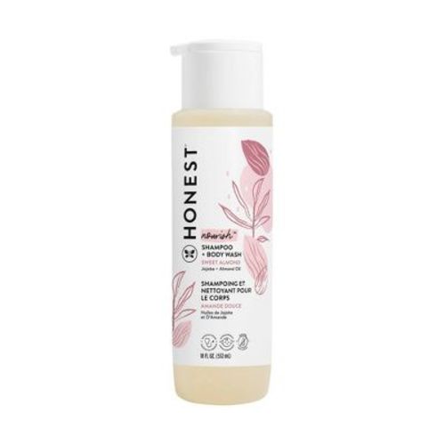 The Honest Company Nourish Shampoo + Body Wash - Sweet Almond - 18 Fl Oz