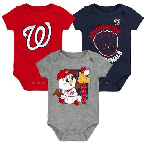 Nationals Onesies 3-pack 0-3 months