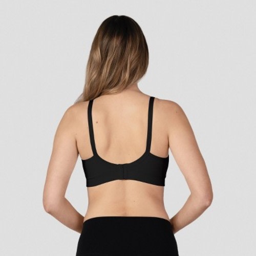Bravado! BASICS Double Layer Seamless Maternity and Nursing Bra, Color: Black, Size: M
