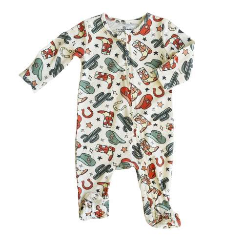 Buckaroo Cowboy Zipper Footie