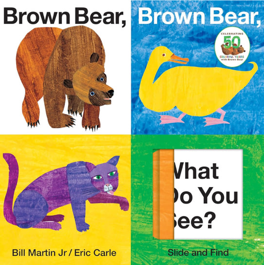 Brown Bear, Brown Bear, What Do You See? Slide and Find (Brown Bear and Friends): An interactive board book edition of the classic Eric Carle picture book