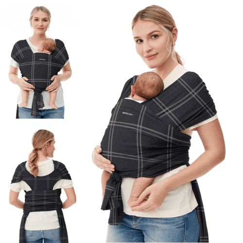 Walmart Black Friday Deals 2025 - Momcozy Baby Wrap, Baby Carrier, Easy to Wear, Hands-Free, Adjustable for Newborn to Toddler, 8-35 lbs