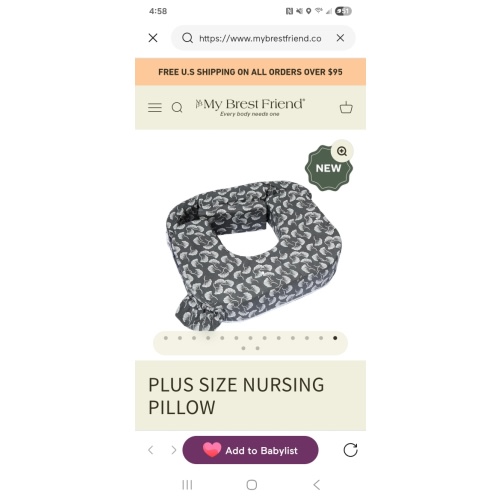Plus Size Nursing Pillow