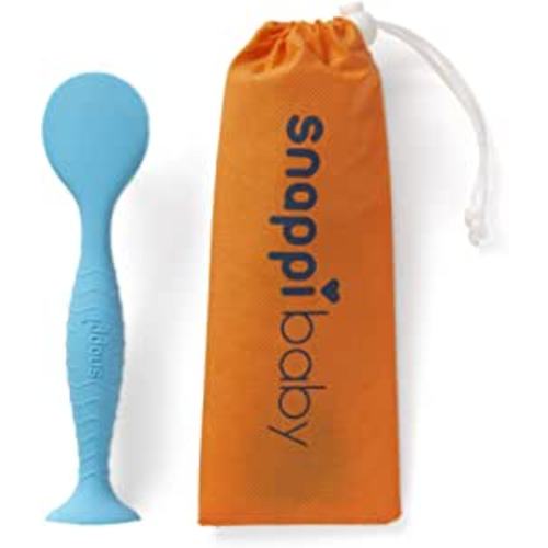 Amazon.com: Snappi Baby Ergo Brush Diaper Cream Applicator for a Baby Bum | Medical-Grade Silicone Diaper Rash Cream Bottom Brush Keeps Hands/Fingernails Clean (Azure Blue) : Baby