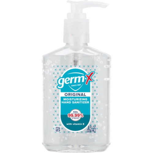 Germ-X Original Hand Sanitizer, 8 fl oz Pump Bottle