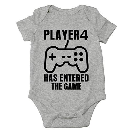 CBTwear Player 4 Has Entered The Game Baby Bodysuit - Boy Girl Cute Newborn Clothes Funny Infant Outfit