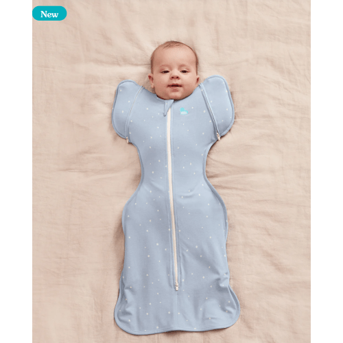 Swaddle Up™ Transition Bag 1.0 TOG Cotton Powder Blue Twinkle