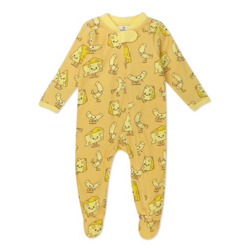 Honest Baby Clothing Organic Cotton Boy/Girl Long Sleeve Sleep N Play, Newborn to 9 Months