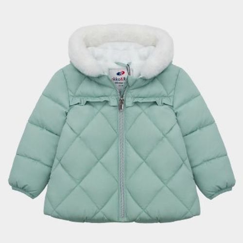 Rokka&Rolla Infant Toddler Girls' Puffer Jacket Baby Fleece Lined Winter Coat
