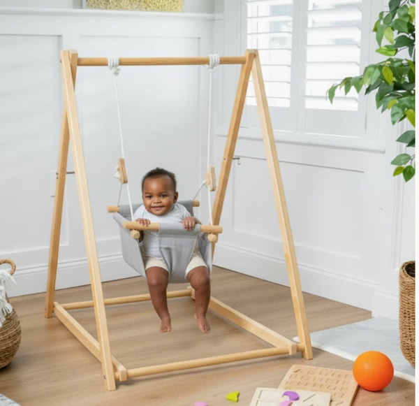 Foldable Toddler Swing & Baby Swing Set | Spruce | Avenlur