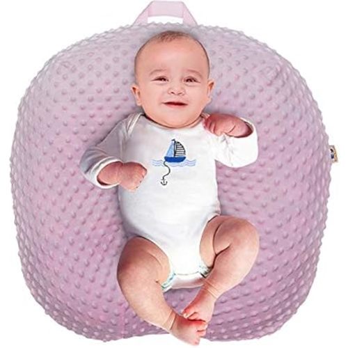 Strechy Newborn Lounger Cover, Removable and Ultra Soft Sung Fitted Baby Lounger Slipcover by BlueSnail(1 Pack,Pink)
