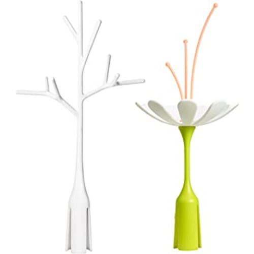 Boon Stem and Twig Baby Bottle Drying Rack Accessories - Space Saving Baby Accessories for Baby Bottle-Feeding Supplies - Bottle Rack Dryer Attachments for Baby Bottle Storage